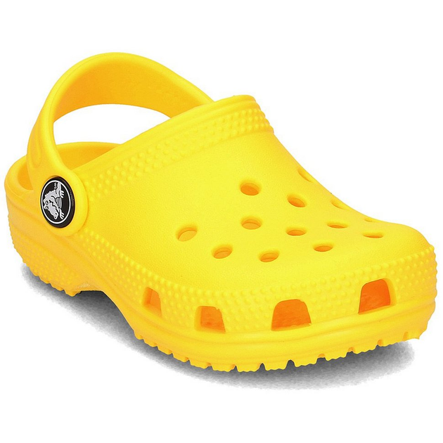 Дитячі крокси для дівчинки Crocs Classic Kids Clog Lemon (23/24, жовті) - изображение 7