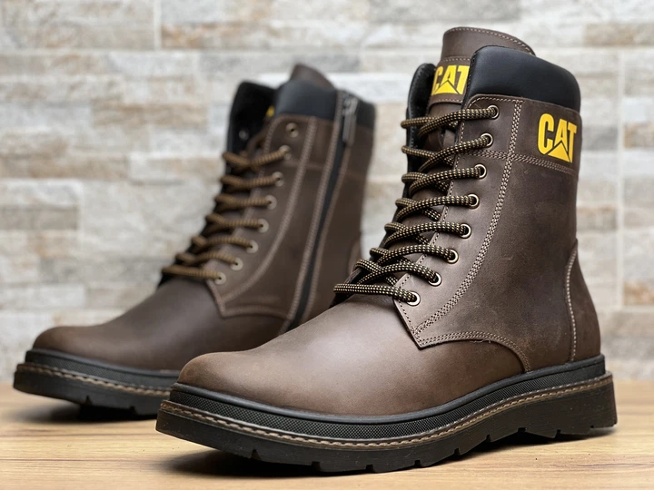 Ботинки мужские зимние Caterpillar Casual Brown 43 - Фото 1 Ботинки мужские зимние Caterpillar Casual Brown 43 - изображение 1