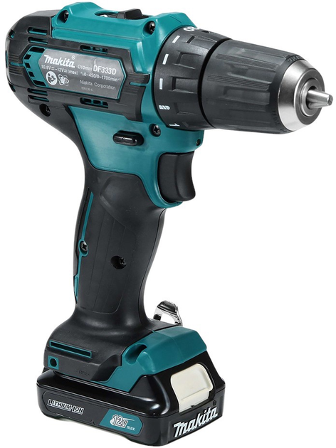 Акумуляторний дриль-шуруповерт Makita CXT DF333DWAE 12 V 2 x 2 Ah (0088381872614) - зображення 8
