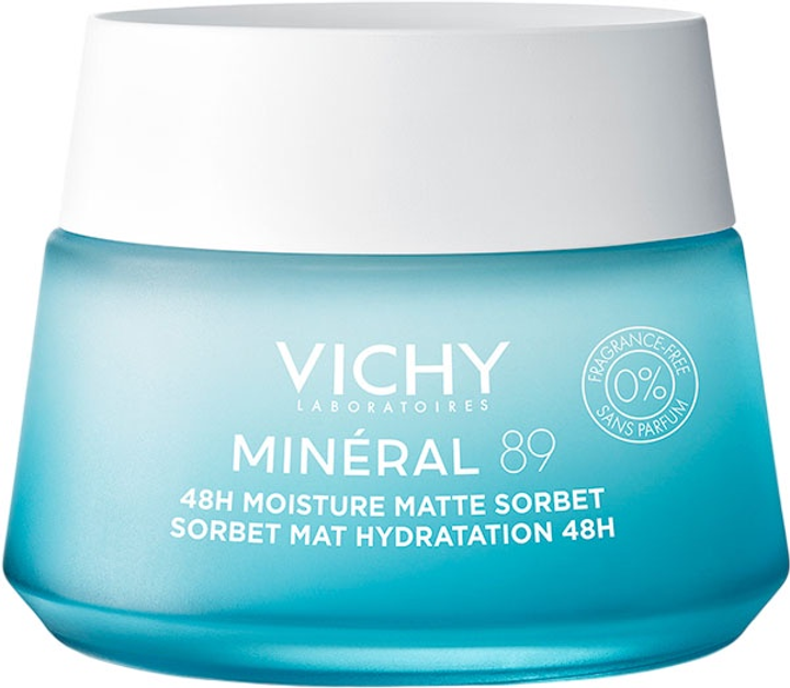 Гель-сорбет Vichy Mineral 89 48Hr Moisture матувальний для жирної та комбінованої шкіри 50 мл (3337875894104) - зображення 1