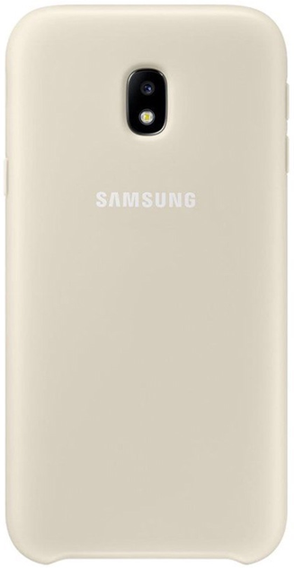 Etui Samsung Dual Layer Cover do Galaxy J3 (2017) Gold (EF-PJ330CFEGWW) - obraz 1