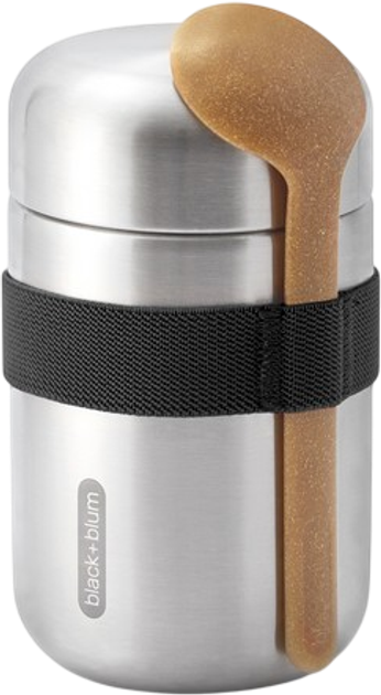 Termos obiadowy Black+Blum stalowy czarny 400 ml (5060089728238) - obraz 1