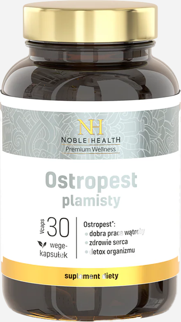 Харчова добавка Noble Health Розторопша плямиста 30 капсул (5903068651151) - зображення 1