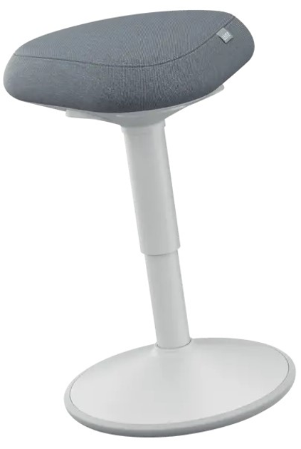 Stołek biurowy Leitz Ergo 65450085 25 cm Grey (4002432138425) - obraz 1
