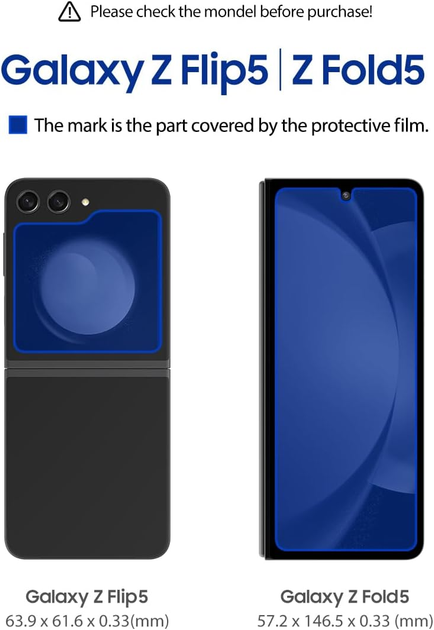 Szkło hartowane Araree Core Glass 2 pack do Samsung Galaxy Flip 5 (AR30-01779A) - obraz 7