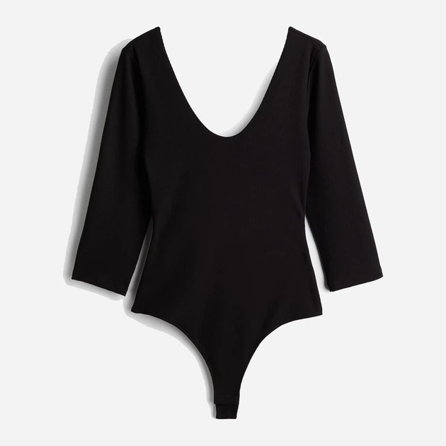 Боди женское H&M 1244523004c36 S Черное (1000000053858) - Фото 2 Боди женское H&M 1244523004c36 S Черное (1000000053858) - изображение 2