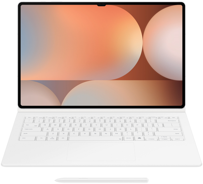 Чохол-клавіатура Samsung Book Cover Keyboard для Samsung Galaxy Tab S10 Ultra / S9 Ultra White (EF-DX925UWEGWW) - зображення 9