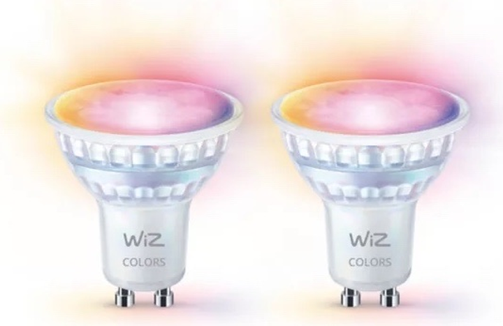 Smart żarówka WIZ Wi-Fi BLE 50W GU10 GLASS 922-65 RGB2PF/6 (872016907672300) - obraz 1
