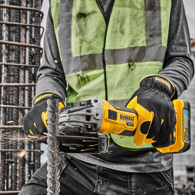 Акумуляторна кутова шліфувальна машина DeWalt DCG405H2T-QW 18 V 2 x 5 Ah (DCG405H2T-QW) - зображення 10