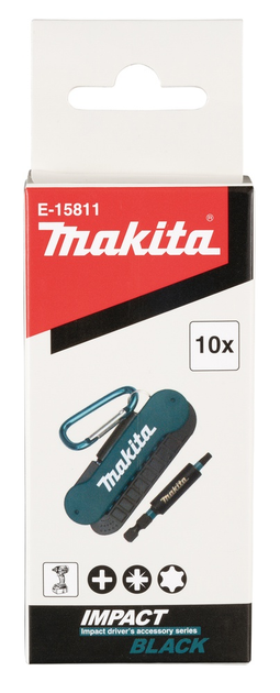 Zestaw końcówek wkrętakowych Makita Impact Black 25 mm (E-15811) - obraz 1