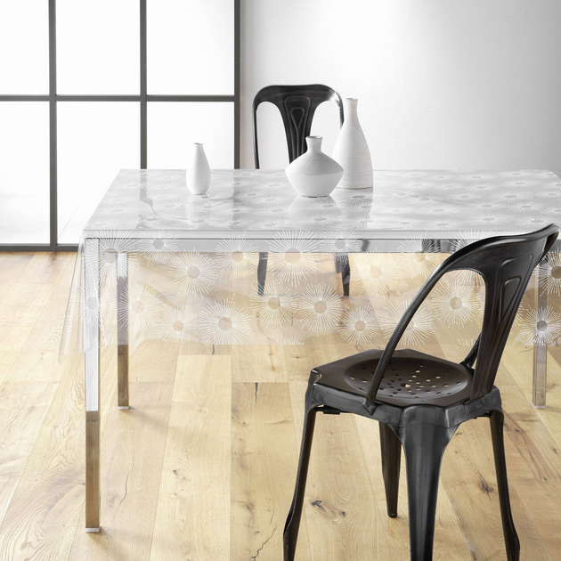 Скатертина Douceur d'interieur Soleil ПВХ Прозора 140 x 240 см (3574387108309) - зображення 3