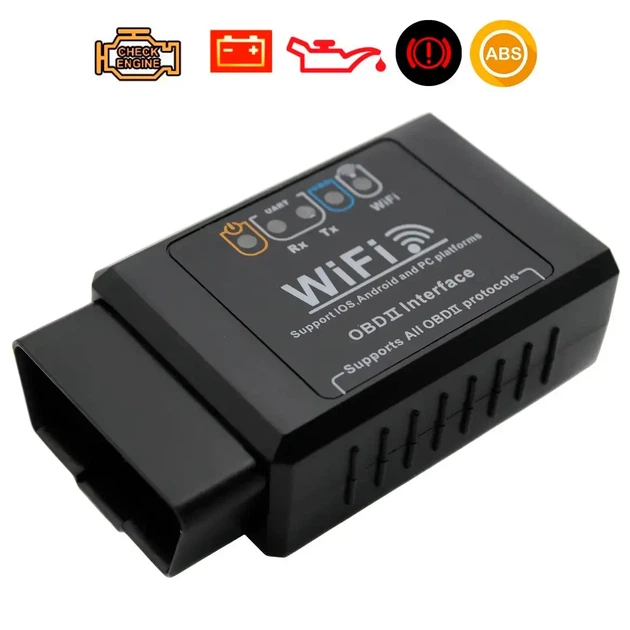Автомобильный диагностический адаптер OBD2 ELM327 Wi-Fi сканер ошибок для авто 2714 - изображение 6