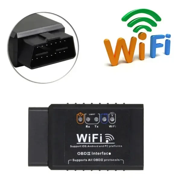 Автомобильный диагностический адаптер OBD2 ELM327 Wi-Fi сканер ошибок для авто 2714 - изображение 9