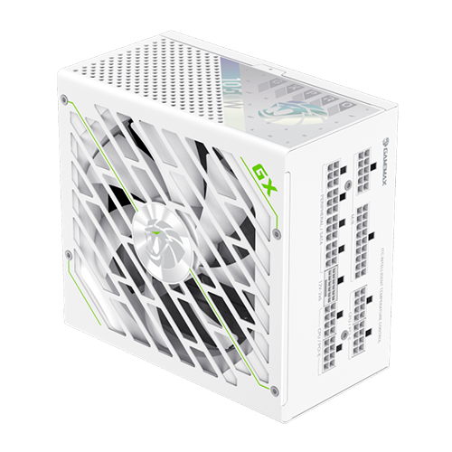 Блок питания GameMax GX PRO 1050G WH Белый 1050W ATX 3.1 модульный 80+ Gold 135 мм вентилятор для ПК (GX PRO 1050G WH) - изображение 7