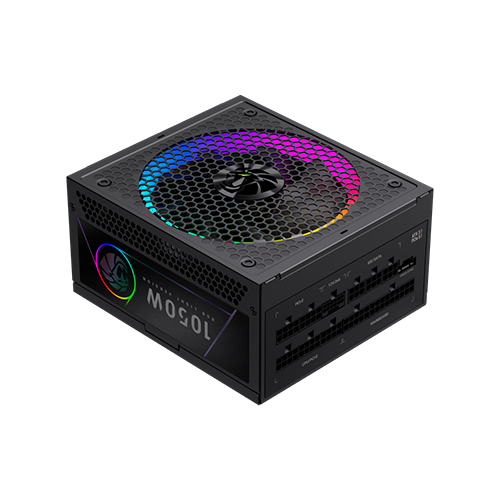 Блок питания GameMax RGB PRO 1050G Черный 1050W ATX 3.1 модульный 80+ Gold 140 мм вентилятор подсветки RGB для ПК (RGB PRO 1050G) - Фото 1 Блок питания GameMax RGB PRO 1050G Черный 1050W ATX 3.1 модульный 80+ Gold 140 мм вентилятор подсветки RGB для ПК (RGB PRO 1050G) - изображение 1
