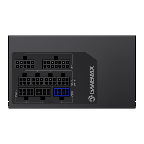 Блок питания GameMax GX 750GF Черный 750W ATX 2.53 модульный 80+ Gold 120 мм вентилятор для ПК (GX 750GF) - изображение 3