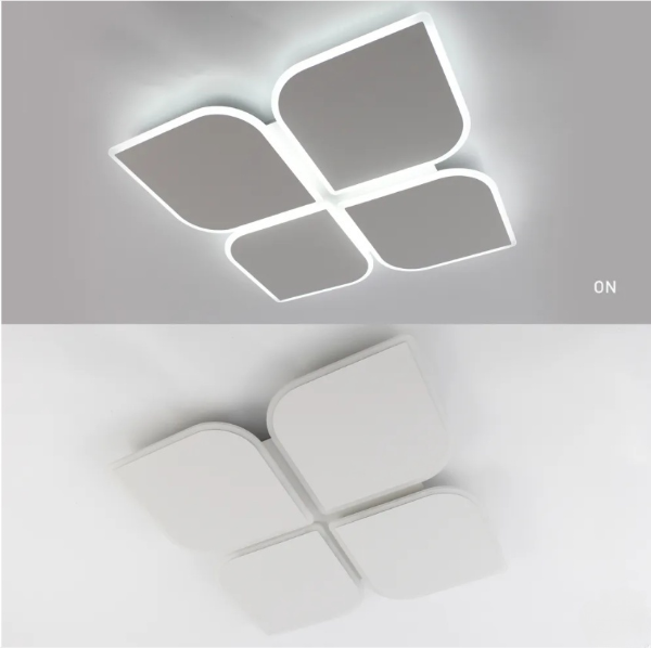 Керована світлодіодна люстра Esllse AERO 70W 4F 3000-6500K 455x455x57-WHITE-220- IP20 - зображення 3