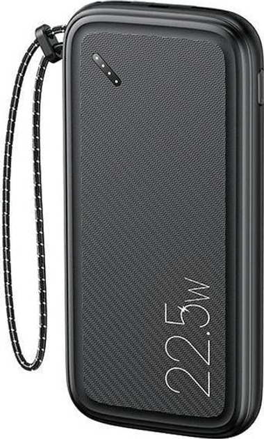 Powerbank USAMS US-CD151 PB56 10000 mAh 22.5W Black (US-CD151) - obraz 1