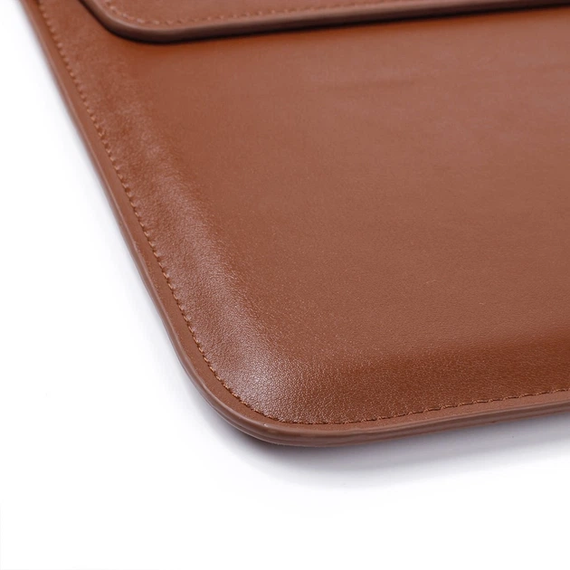 Чохол-конверт-підставка xVibe Leather PU для MacBook ноутбука планшета 13"-14.2" Brown - изображение 5