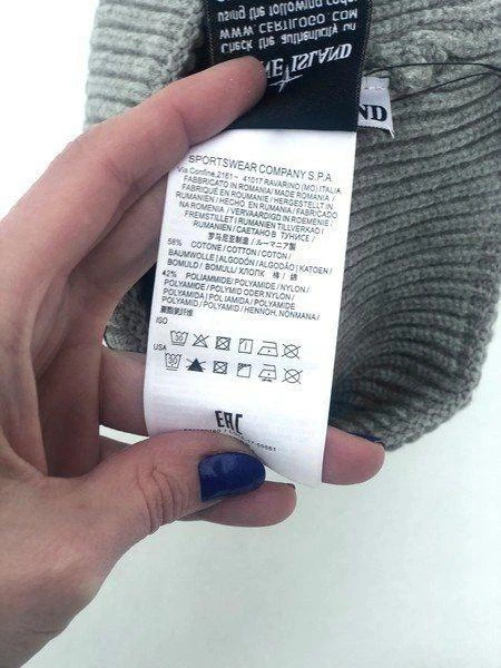 Шапка Stone Island Grey Сірого кольору - Фото 3 Шапка Stone Island Grey Сірого кольору - зображення 3