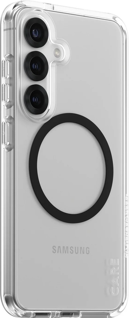 Панель CARE by PanzerGlass Flagship Urban Combat Black QI для Samsung Galaxy S25 Clear (CRRFUBQG38388) - зображення 1
