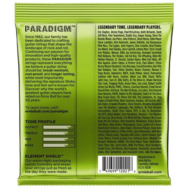 Струны Ernie Ball 2021 Paradigm 10-46 Regular Slinky - Фото 2 Струны Ernie Ball 2021 Paradigm 10-46 Regular Slinky - изображение 2