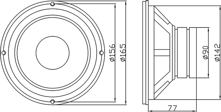 Głośnik samochodowy Blow GDN16 8 Ohm (5900804042327) - obraz 2