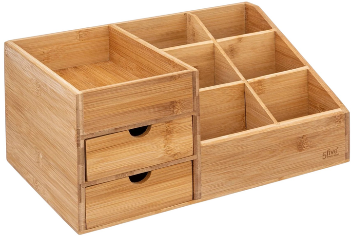 Organizer 5five Simply Smart bambusowy 3 szufladki (3560231557676) - obraz 1