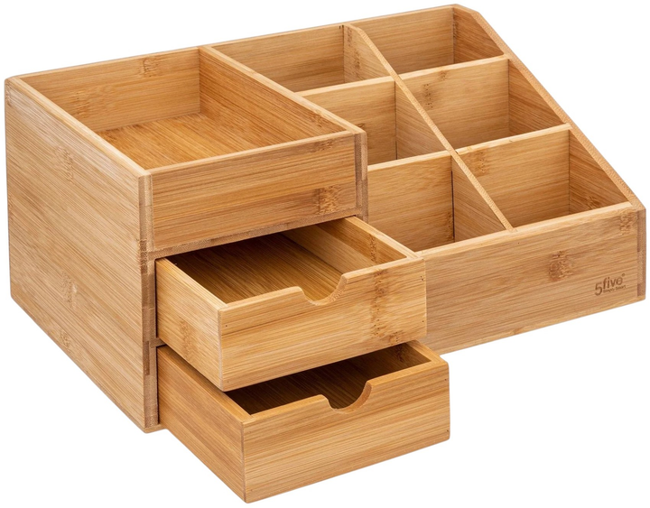 Organizer 5five Simply Smart bambusowy 3 szufladki (3560231557676) - obraz 3