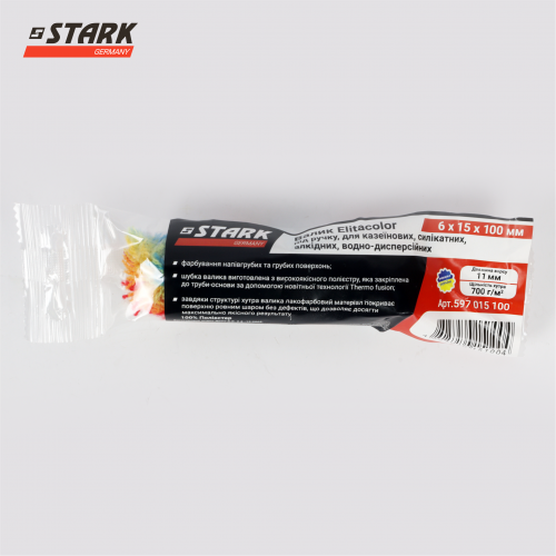 Валик STARK Elitacolor 6х15х100 мм 1 шт (597015100) - изображение 5