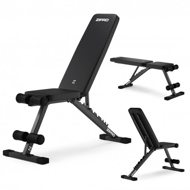 Регульована складна тренувальна лава Zipro Stride – фото, отзывы