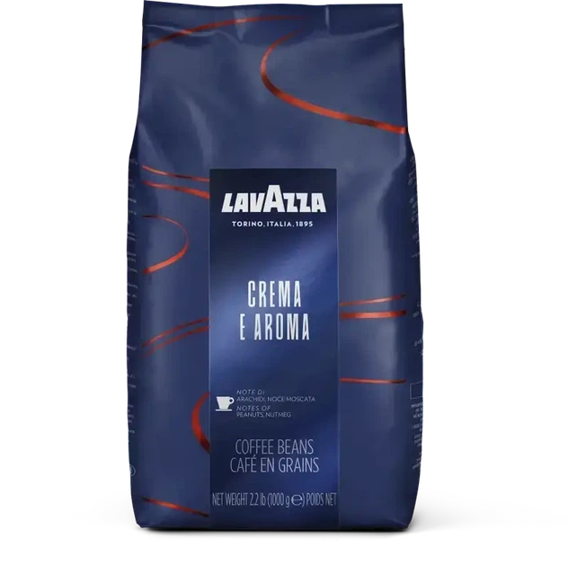 Кава в зернах Lavazza Crema e Aroma 1 кг (322) - Фото 1 Кава в зернах Lavazza Crema e Aroma 1 кг (322) - изображение 1