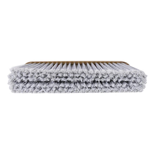 Мітла без ручки Eco Fabric, 31 см, пластикова, коричнево -сіра (EF-0105) - изображение 4