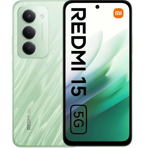 Смартфон Xiaomi Redmi 15 5G 8/256GB Ripple Green_EU – фото, отзывы