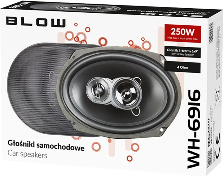 Głośniki samochodowe Blow WH-6916 (5900804056096) - obraz 3