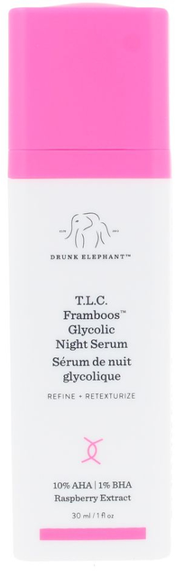 Serum do twarzy Drunk Elephant T.L.C. Framboos Glycolic Night przeciwzmarszczkowy 30 ml (812343032781) - obraz 1