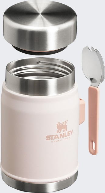 Termos obiadowy z łyżeczką Stanley Classic Rose 400 ml  (1210001957787) - obraz 2