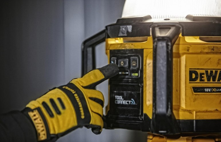Акумуляторна лампа DeWalt LED 18V XR TOOL CONNECT 5000 лм (DCL074-XJ) - зображення 8