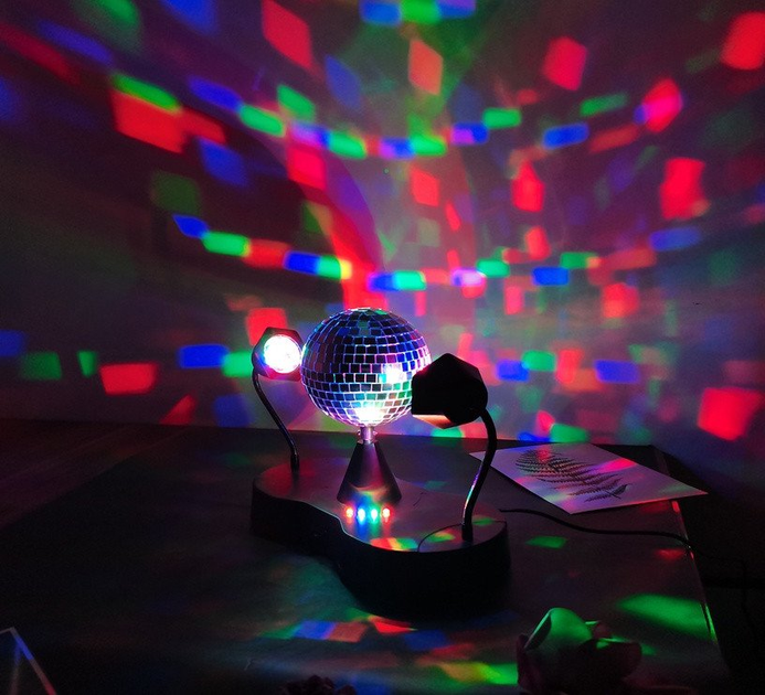 Lampa disco Standart LUMINAIRE DISCO 1.29W RUTULYS RGB IP20 (4772013449522) - obraz 3
