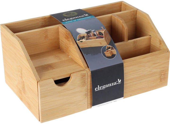 Органайзер Eleganza з бамбуку 24 x 15 x 11 см (8720573531764) - зображення 2