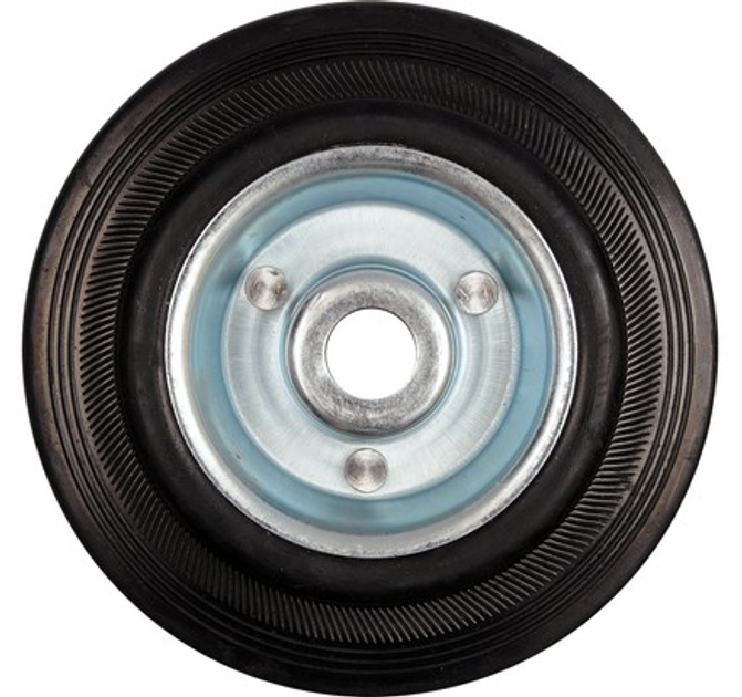 Kółko Vorel 87457 łożyskowane z czarną gumą 250 mm (5906083874574) - obraz 1