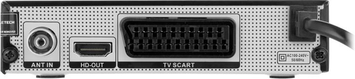 Tuner cyfrowy Cabletech URZ0338A DVB-T2 H.265 HEVC (5901890110709) - obraz 5
