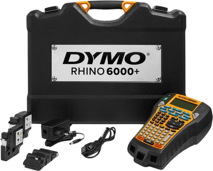 Drukarka etykiet Dymo Rhino 6000+ Hard Case Kit Yellow (2122966) - obraz 2