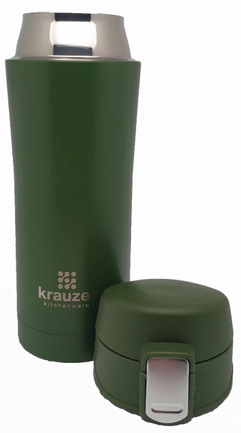 Термочашка 350мл Krauzer 86-350Matte Khaki - Фото 3 Термочашка 350мл Krauzer 86-350Matte Khaki - изображение 3