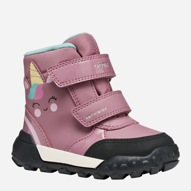 Дитячі демісезонні черевики для дівчинки Geox B Trekkyup Girl B Ab B566MD-054FU-C8006 27 Рожеві (8058192465253) - зображення 2