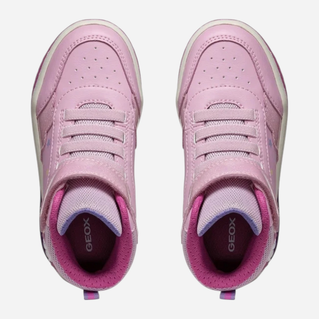 Sneakersy dziecięce wysokie dla dziewczynki Geox J Inek Girl J56ASA-0BCKC-C8206 27 Różowe (8058192391644) - obraz 4