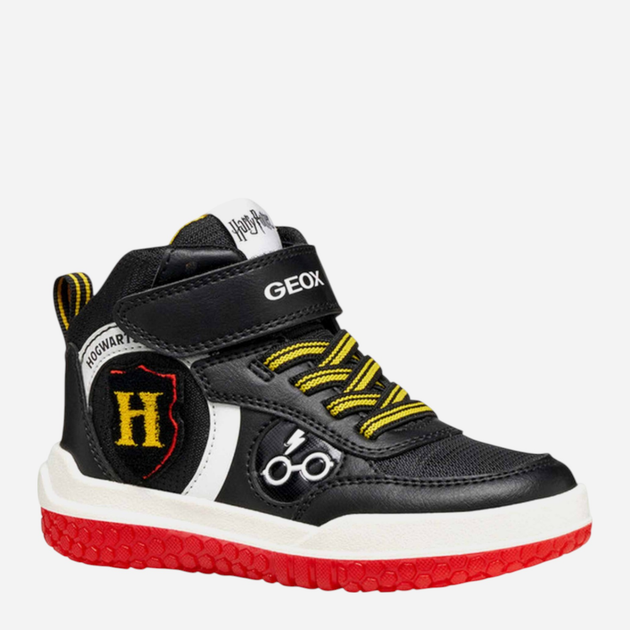 Sneakersy chłopięce wysokie Geox J Buzzerlight Boy J56MCD-054FU-C0048 25 Czarne (8058192455827) - obraz 2