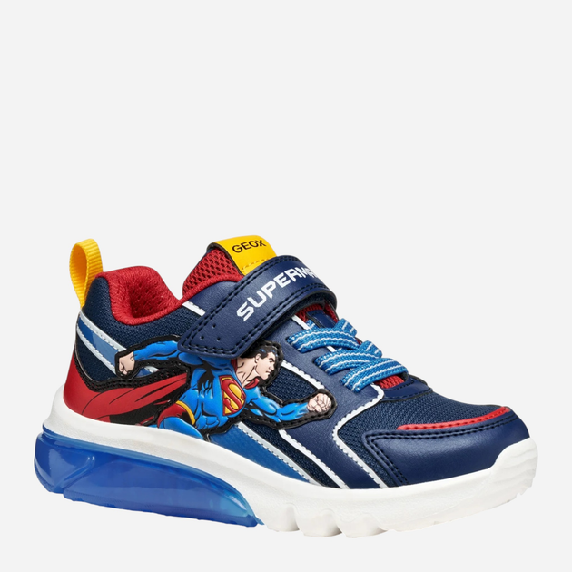 Buty sportowe chłopięce na rzepy świecące Geox J Ciberdron Boy J56LBD-05411-C0200 27 Niebieskie (8058192456138) - obraz 2