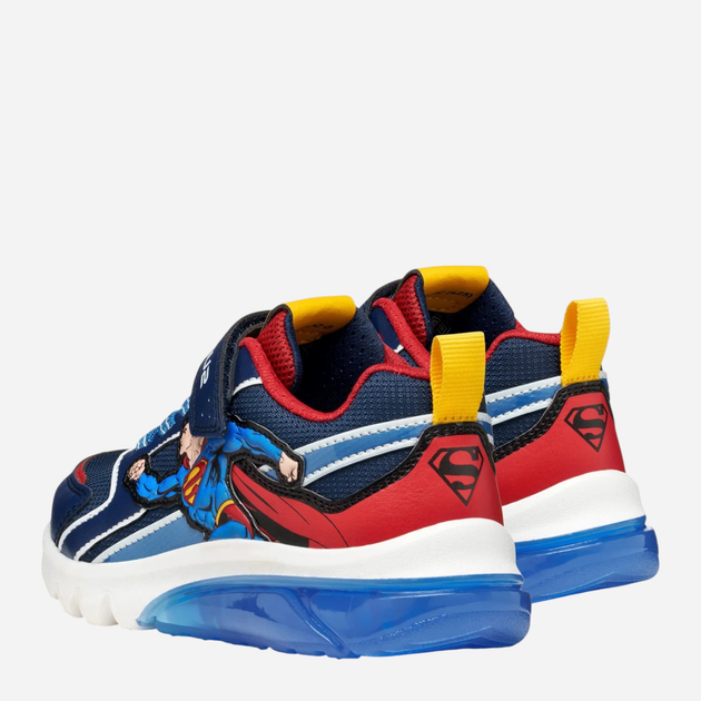 Buty sportowe chłopięce na rzepy świecące Geox J Ciberdron Boy J56LBD-05411-C0200 27 Niebieskie (8058192456138) - obraz 3