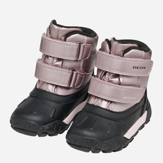 Дитячі зимові чоботи для дівчинки Geox B Trekkyup Girl B Ab B566MC-0NFLV-C8011 24 Рожеві (8058192465086) - зображення 6